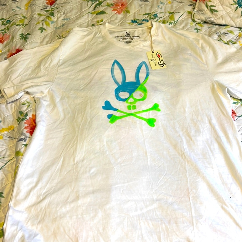 Men Psycho Bunny T-Shirt size 9